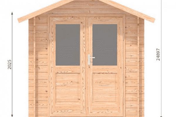 Geräteschuppen Piccolo 1 Komplettangebot, Abbildung 2