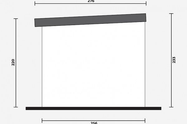 Geräteschuppen Modern Line 2525 - Typ 1, Abbildung 4