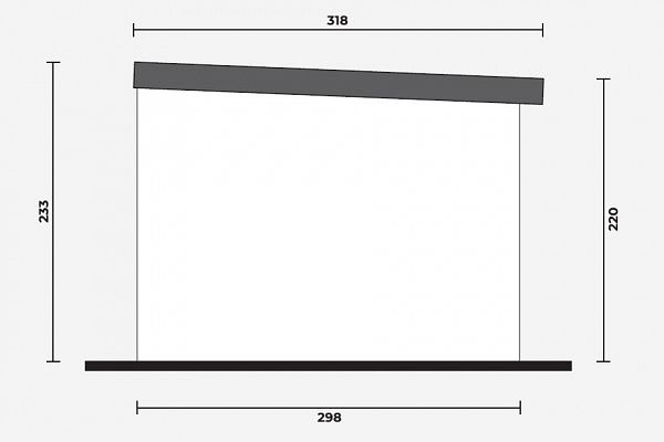 Geräteschuppen Modern Line 2530 - Typ 1, Abbildung 5