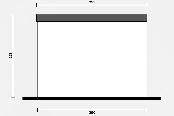 Geräteschuppen Modern Line 2925 - Typ 1, Abbildung 2