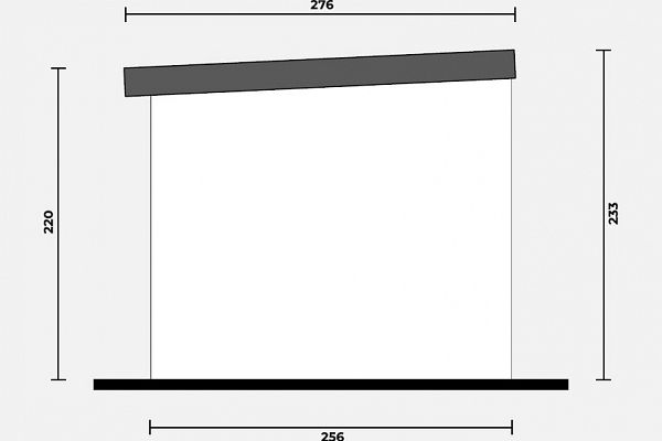 Geräteschuppen Modern Line 2925 - Typ 1, Abbildung 3