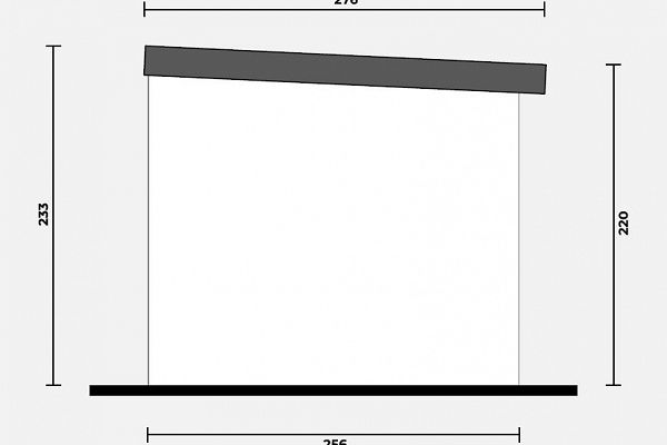 Geräteschuppen Modern Line 2925 - Typ 1, Abbildung 4