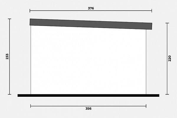 Geräteschuppen Modern Line 2935 - Typ 1, Abbildung 4