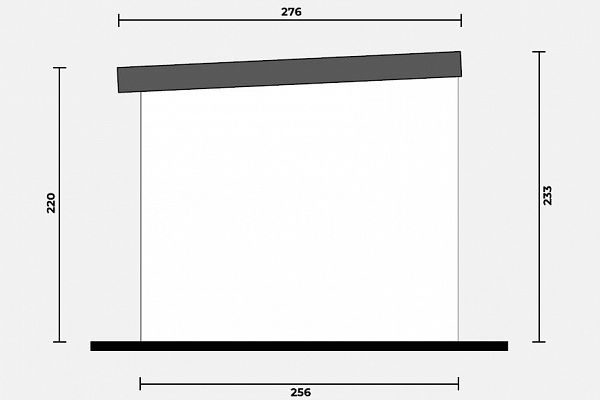 Geräteschuppen Modern Line 3525 - Typ 1, Abbildung 3