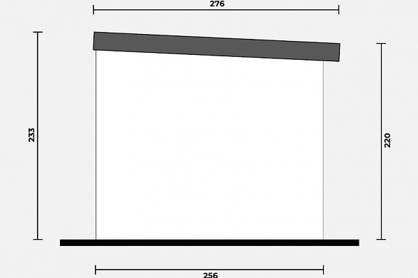 Geräteschuppen Modern Line 3525 - Typ 1, Abbildung 4
