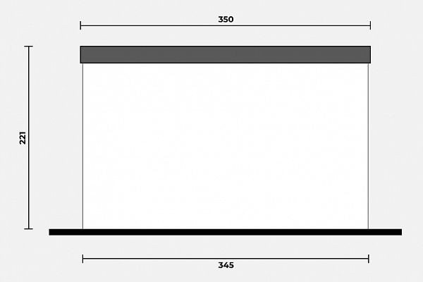 Geräteschuppen Modern Line 3535 - Typ 1, Abbildung 2