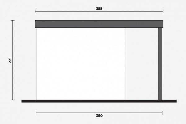 Geräteschuppen Modern Line 2535 - Typ 4, Abbildung 2