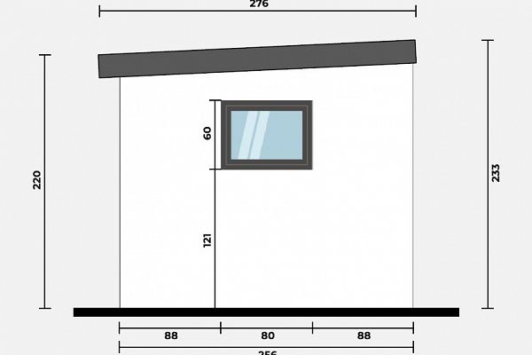 Geräteschuppen Modern Line 2925 - Typ 4, Abbildung 3
