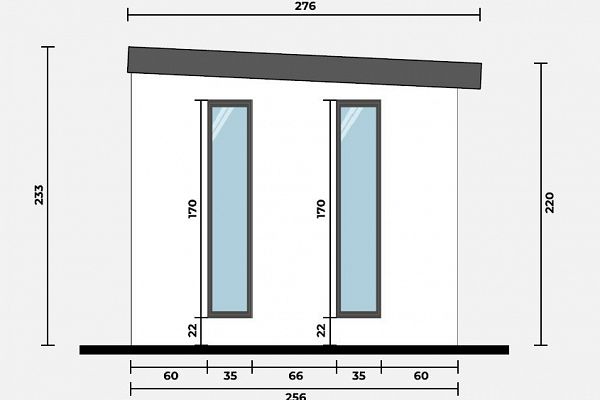 Geräteschuppen Modern Line 2925 - Typ 4, Abbildung 4