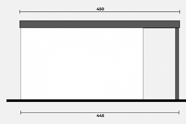 Geräteschuppen Modern Line 3525 - Typ 4, Abbildung 2