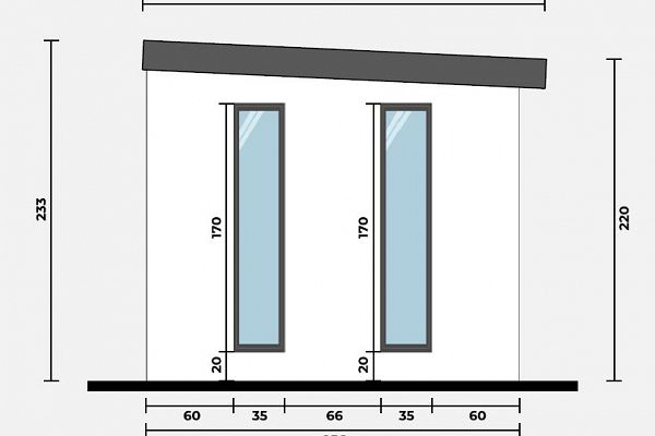 Geräteschuppen Modern Line 3525 - Typ 4, Abbildung 4