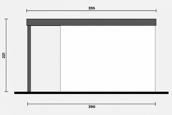 Geräteschuppen Modern Line 2925 - Typ 5, Abbildung 3