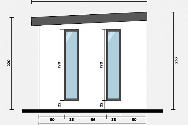 Geräteschuppen Modern Line 2925 - Typ 5, Abbildung 4