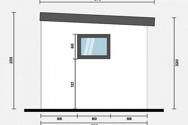 Geräteschuppen Modern Line 2925 - Typ 5, Abbildung 5