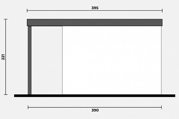 Geräteschuppen Modern Line 2935 - Typ 5, Abbildung 3
