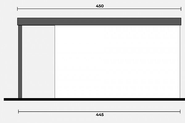Geräteschuppen Modern Line 3525 - Typ 5, Abbildung 3