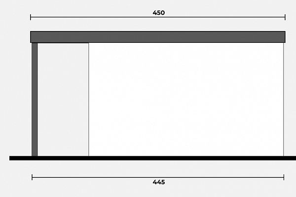 Geräteschuppen Modern Line 3530 - Typ 5, Abbildung 3