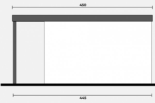 Geräteschuppen Modern Line 3535 - Typ 5, Abbildung 3