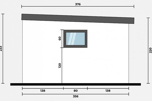 Geräteschuppen Modern Line 3535 - Typ 5, Abbildung 5