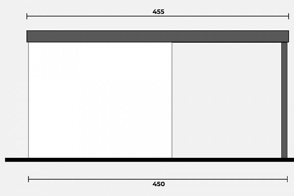 Geräteschuppen Modern Line 2525 - Typ 6, Abbildung 2