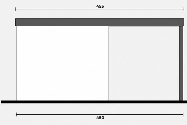 Geräteschuppen Modern Line 2530 - Typ 6, Abbildung 2