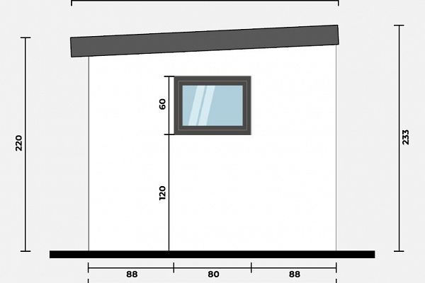 Geräteschuppen Modern Line 2925 - Typ 6, Abbildung 3