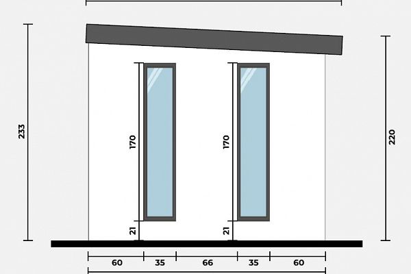 Geräteschuppen Modern Line 2925 - Typ 6, Abbildung 4