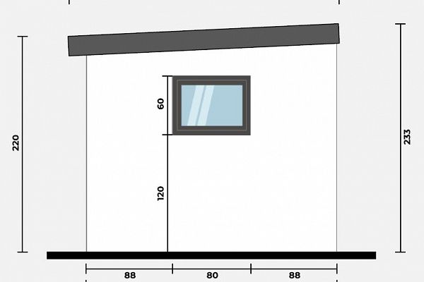 Geräteschuppen Modern Line 3525 - Typ 6, Abbildung 3