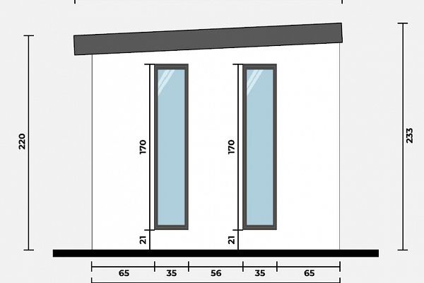 Geräteschuppen Modern Line 2525 - Typ 7, Abbildung 5
