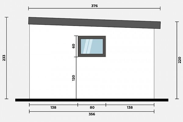 Geräteschuppen Modern Line 2535 - Typ 7, Abbildung 5