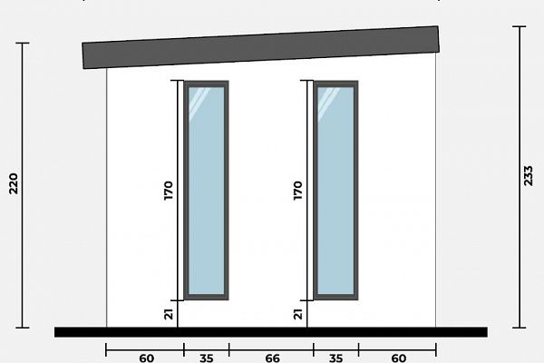 Geräteschuppen Modern Line 2925 - Typ 7, Abbildung 4
