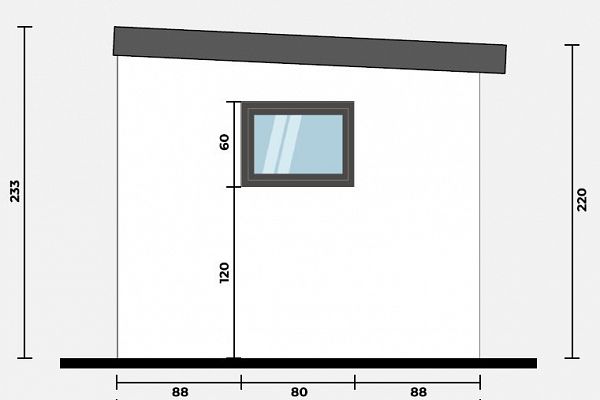 Geräteschuppen Modern Line 2925 - Typ 7, Abbildung 5