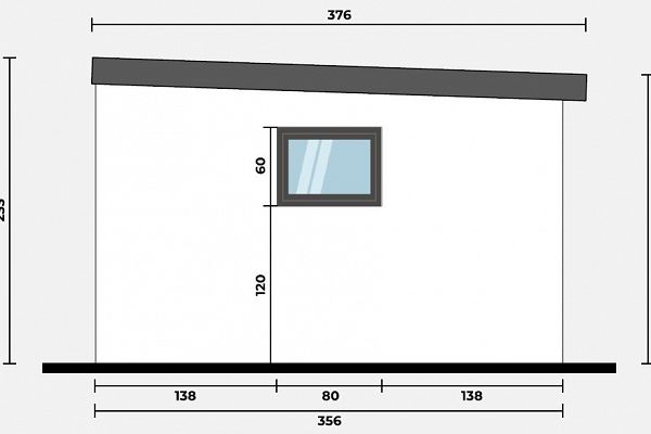 Geräteschuppen Modern Line 2935 - Typ 7, Abbildung 5