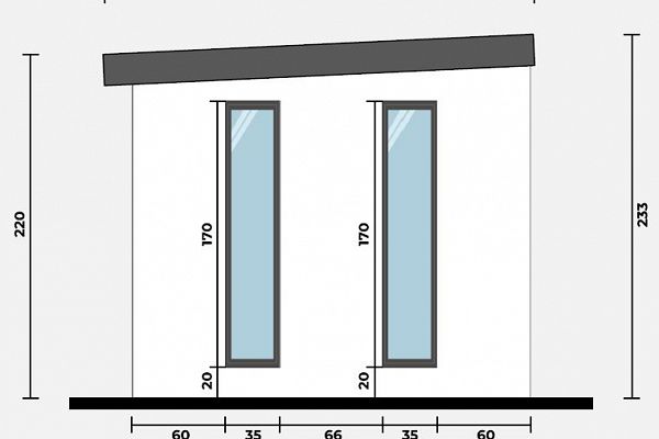 Geräteschuppen Modern Line 3525 - Typ 7, Abbildung 4