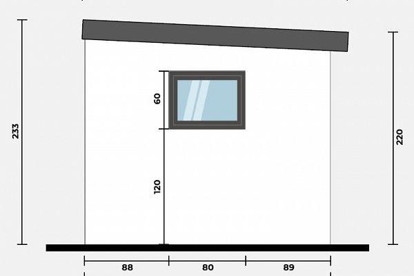 Geräteschuppen Modern Line 3525 - Typ 7, Abbildung 5