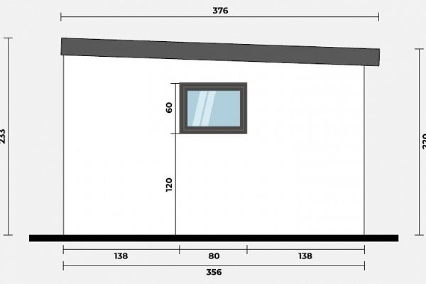 Geräteschuppen Modern Line 3535 - Typ 7, Abbildung 5
