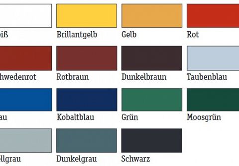 Holzschutzfarben für außen