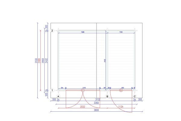 Practica T, Grundriss 1