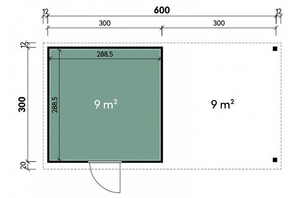 Style 6030 ET-SD, Grundriss 1