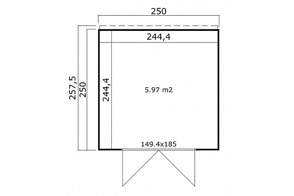 Felix 2, Grundriss 1