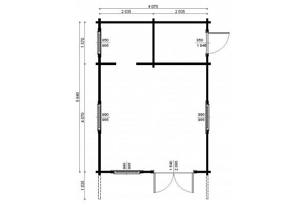Binz 2, Grundriss 1