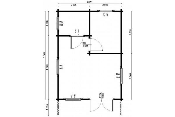 Binz 3, Grundriss 1