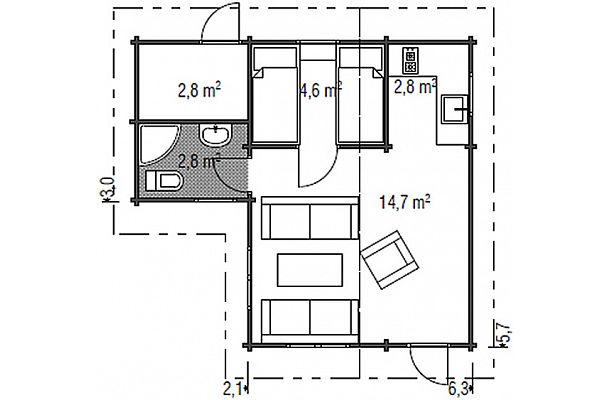 Föhr, Grundriss 1