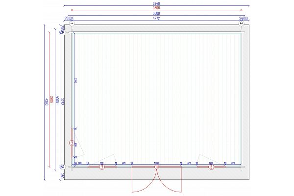 Stabilo 20 T, Grundriss 1