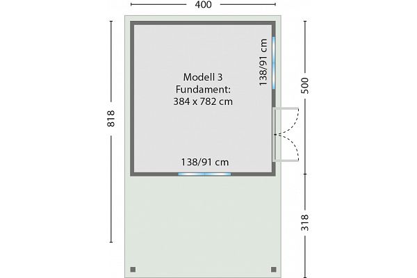 Gartenglück 3, Grundriss 1