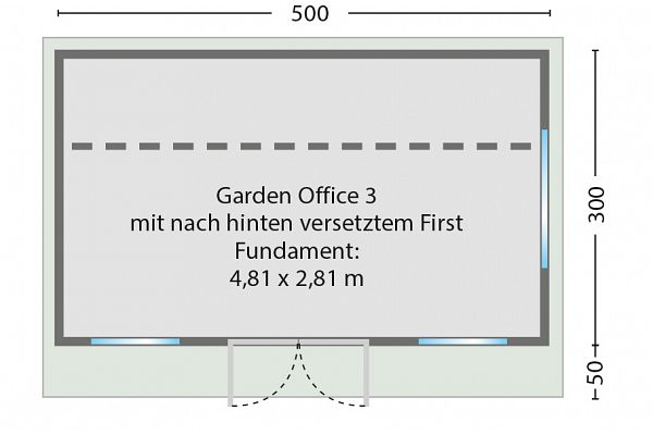 Garden Office 3 T, Grundriss 1