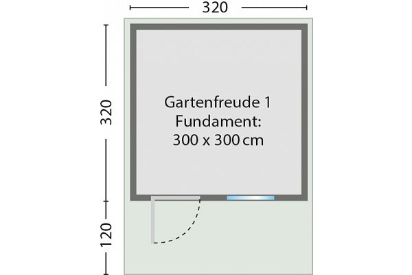 Gartenfreude 1, Grundriss 1