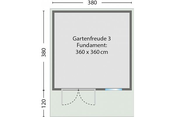 Gartenfreude 3, Grundriss 1