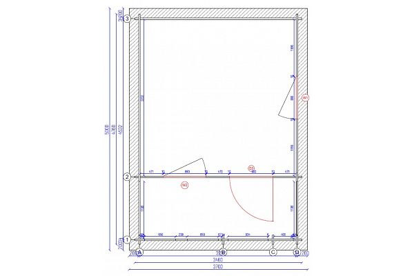 Gartenzauber T, Grundriss 1