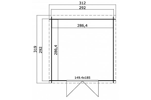 Sacramento, Grundriss 1